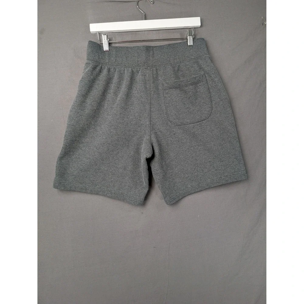 Champion Mens Reverse Weave Fleece Shorts Gray Size Medium